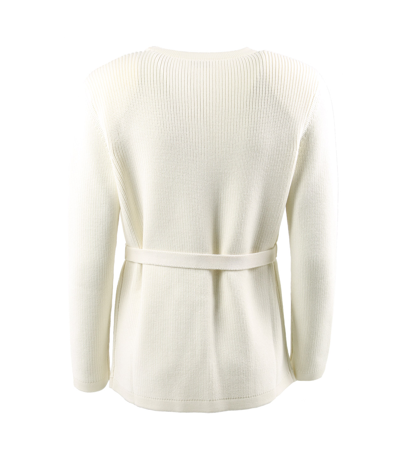 Akris Lange Strickjacke mit Gürtel aus Wolle