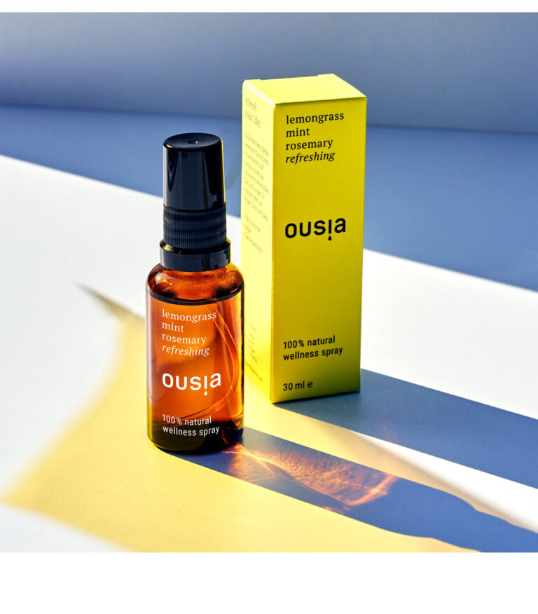 OUSIA Wellnessspray "Refreshing" - Lemongrass Mint Rosemary, 30ml