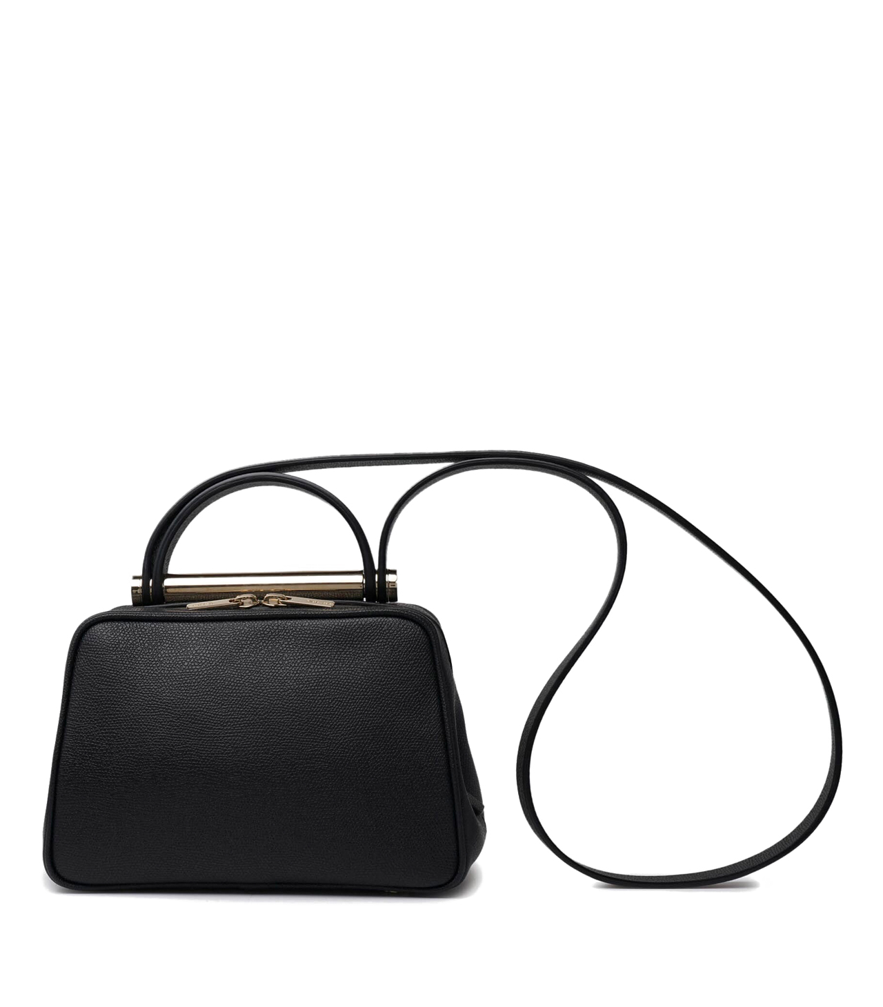 Valextra Flute Medium Bag Handtasche Black/White