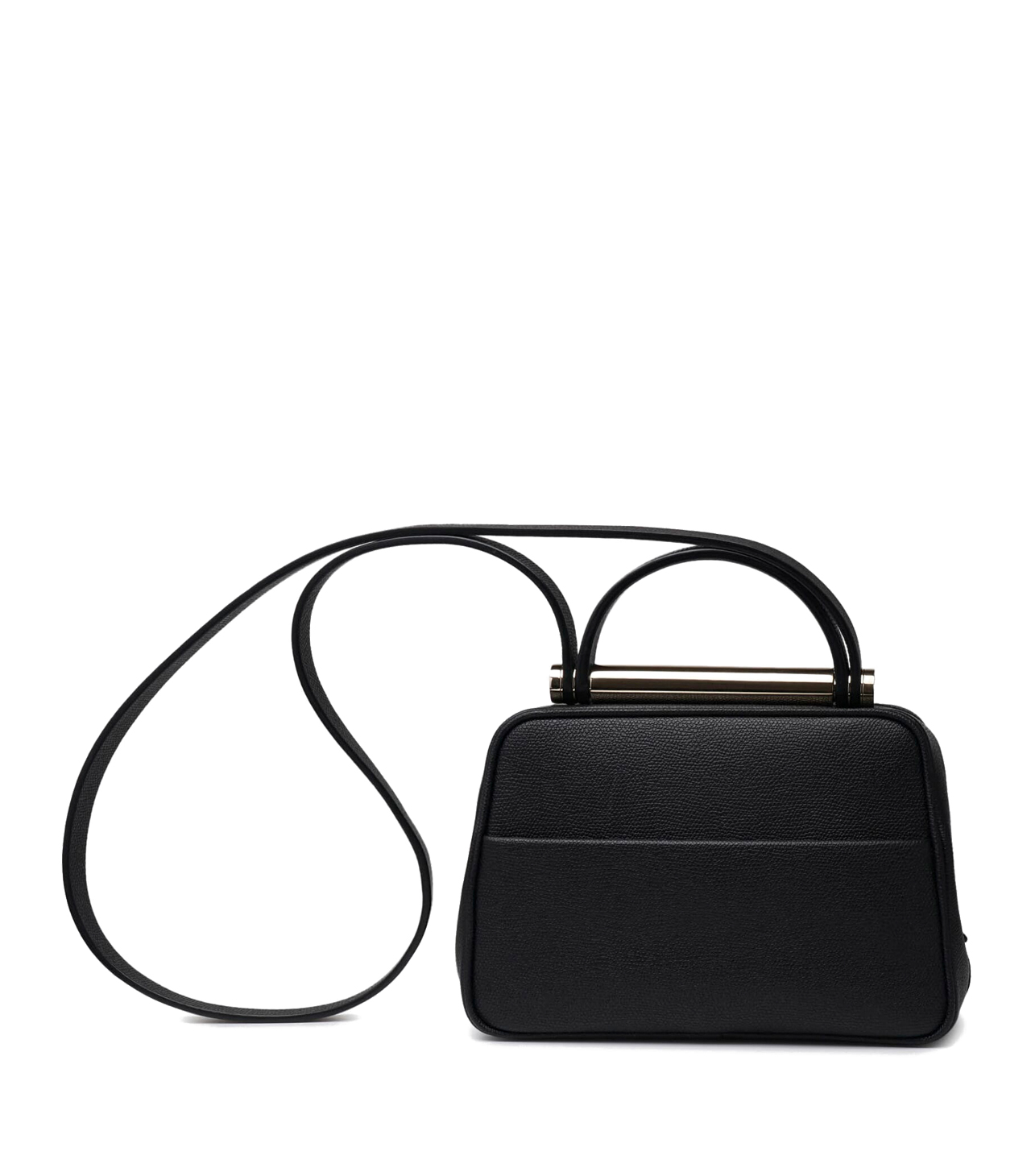 Valextra Flute Medium Bag Handtasche Black/White