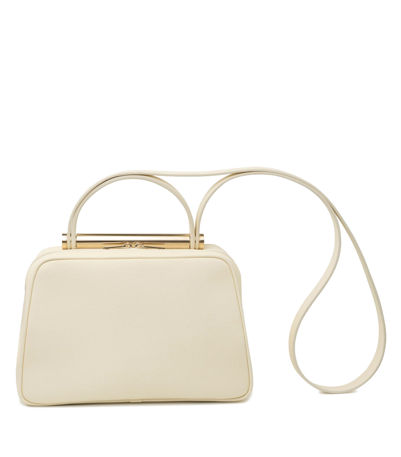 Valextra Flute Medium Bag Handtasche Black/White