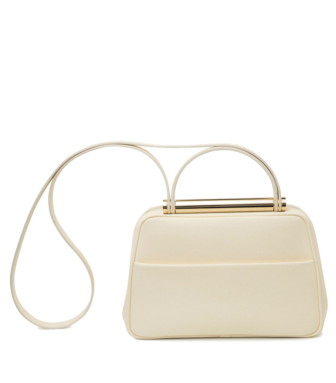 Valextra Flute Medium Bag Handtasche Black/White