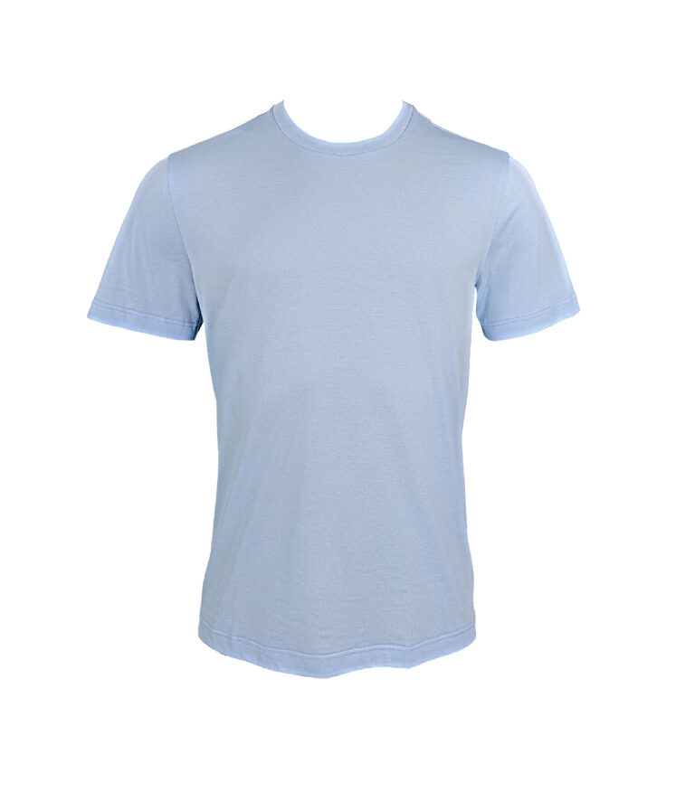 Brioni T-Shirt Himmelblau