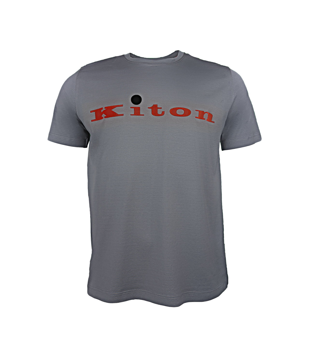 Kiton-Jeans-shirt-UK1164E22KG003 Kiton T-Shirt mit großem Logo