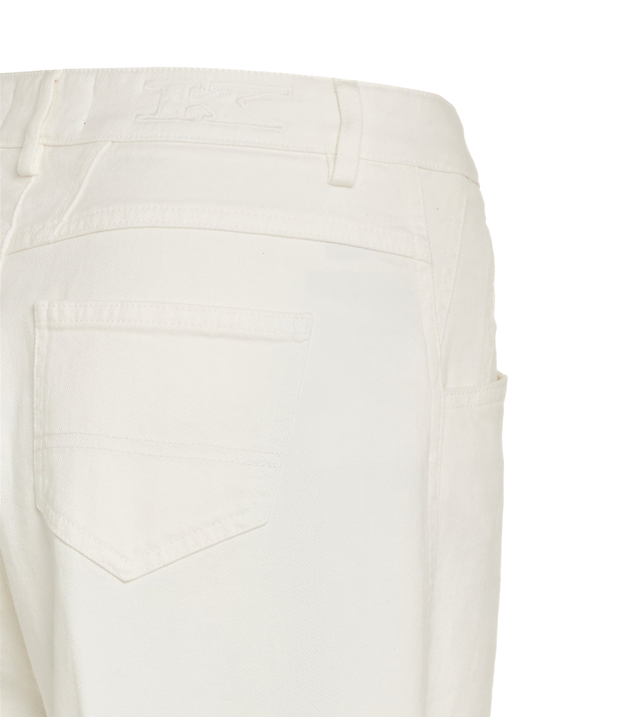 Kiton Jeans Weiß Bootleg