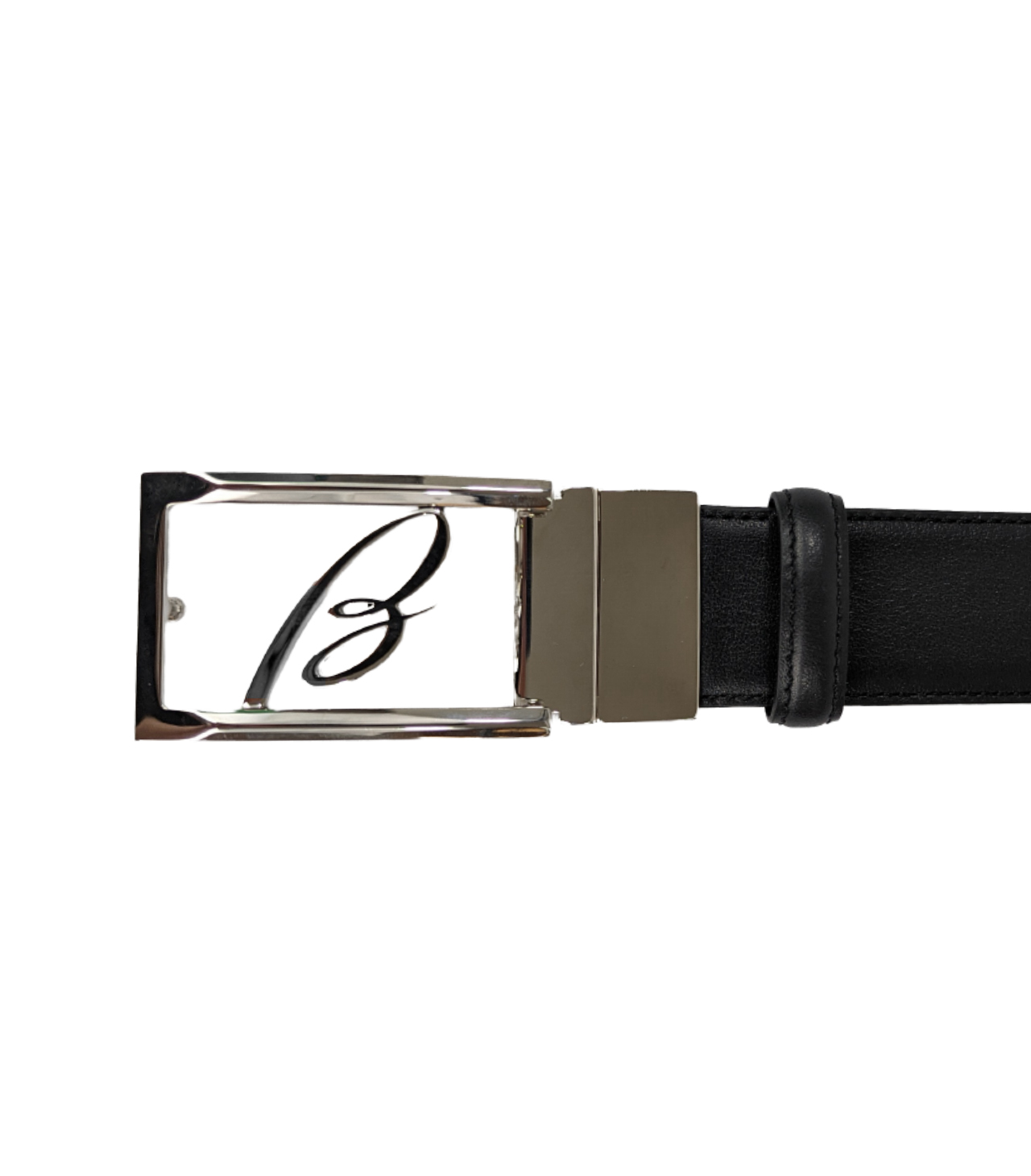 Brioni_Guertel_OBAP0L P9721_02 Brioni Gürtel Metallschnalle mit „B“-Logo