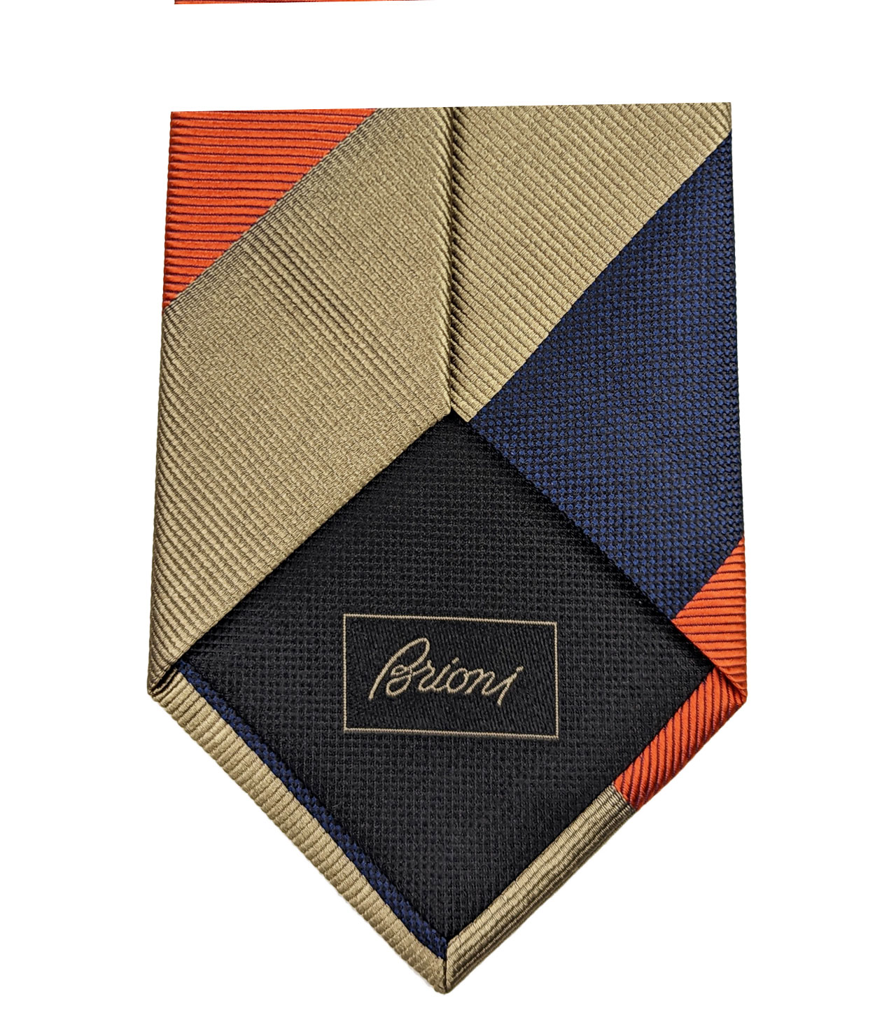 Brioni Krawatte Mehrfarbig Quergestreift