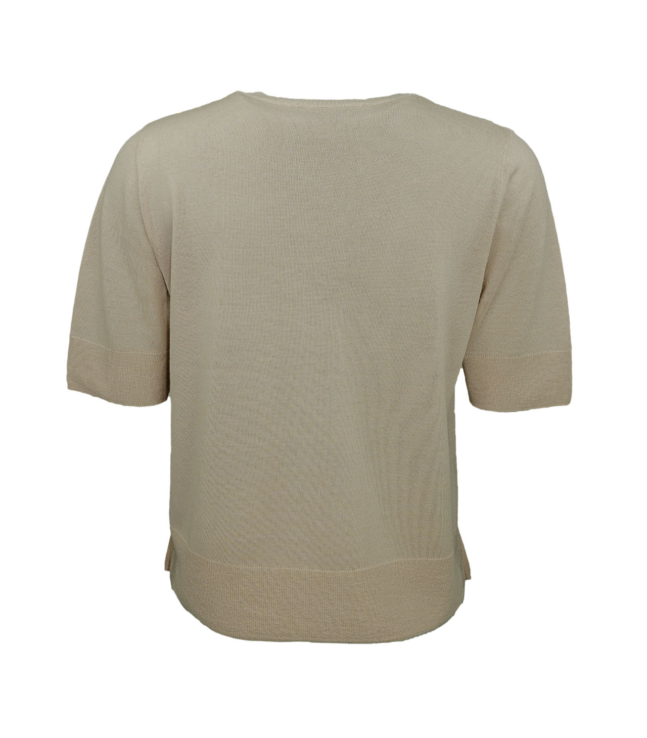 Koelble&Brunotte_01_10073 Kurzarmpullover_beige_02 Koelble & Brunotte Kurzarmpullover