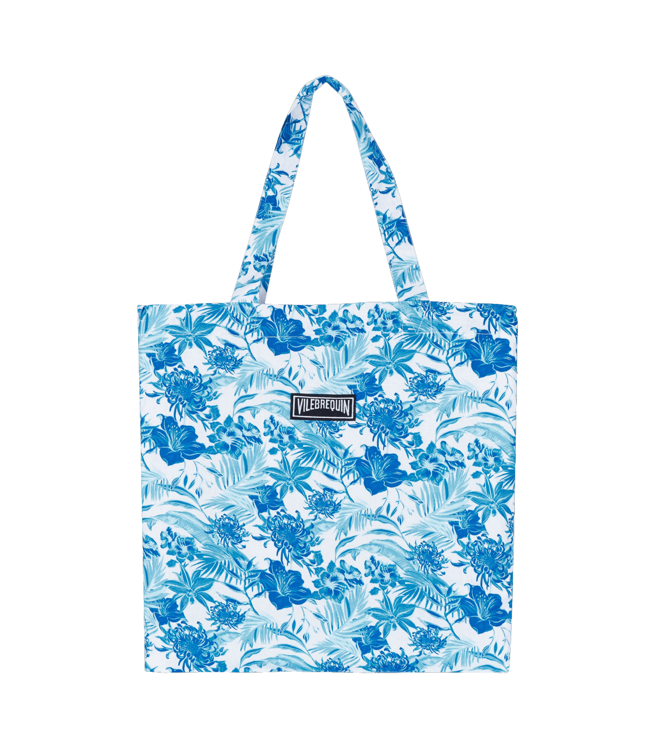 BBLA1203-010-front-3920x3920 Vilebrequin Tahiti Flowers Strandtasche aus Leinen