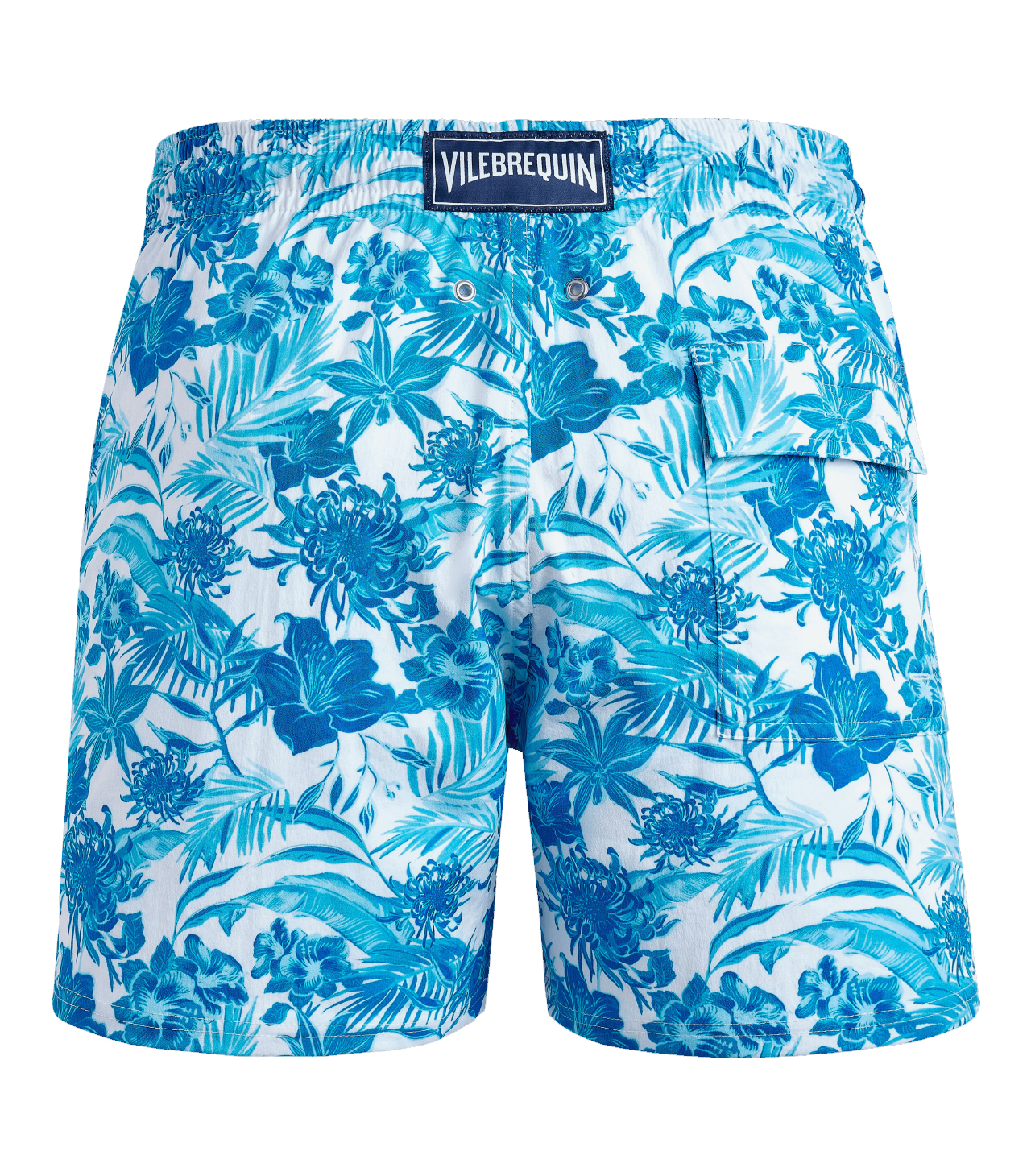 Vilebrequin Tahiti Flowers Stretch-Badeshorts
