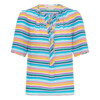 Maison Common Seidenbluse Streifen-Design