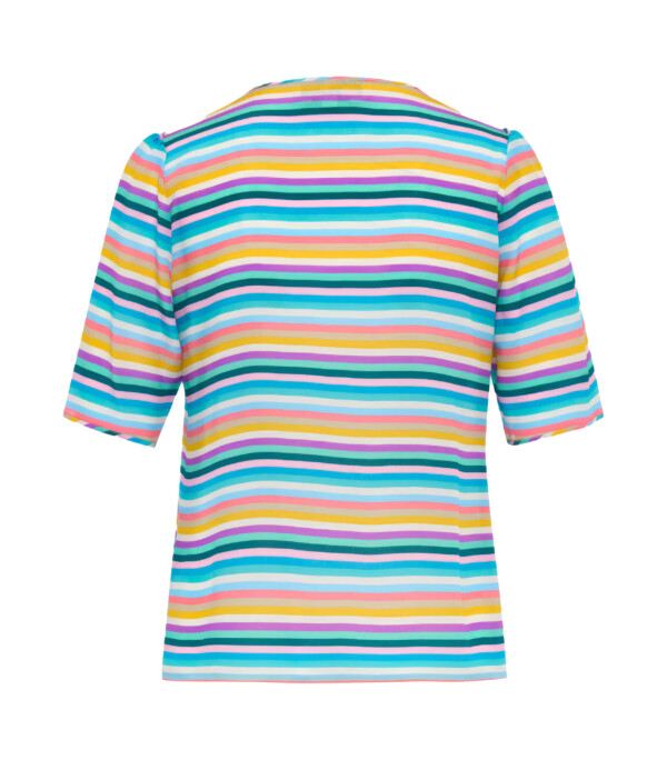 Maison Common Seidenbluse Streifen-Design