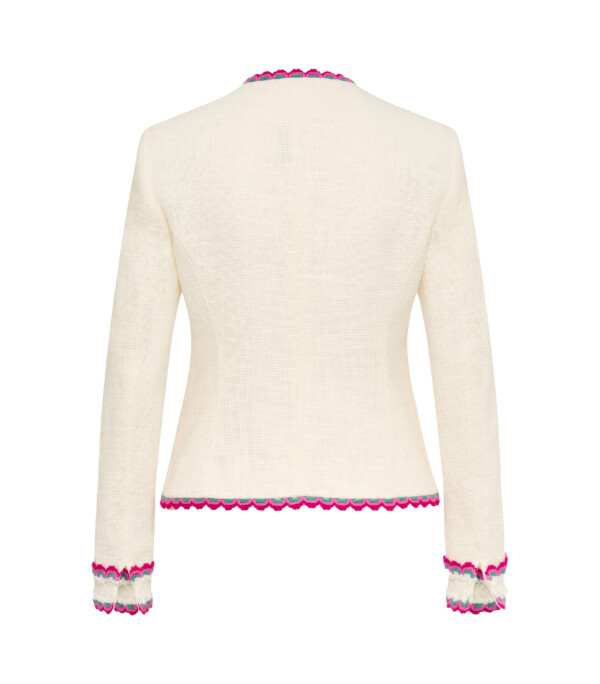 Maison Common Tweedjacke Bortendetails