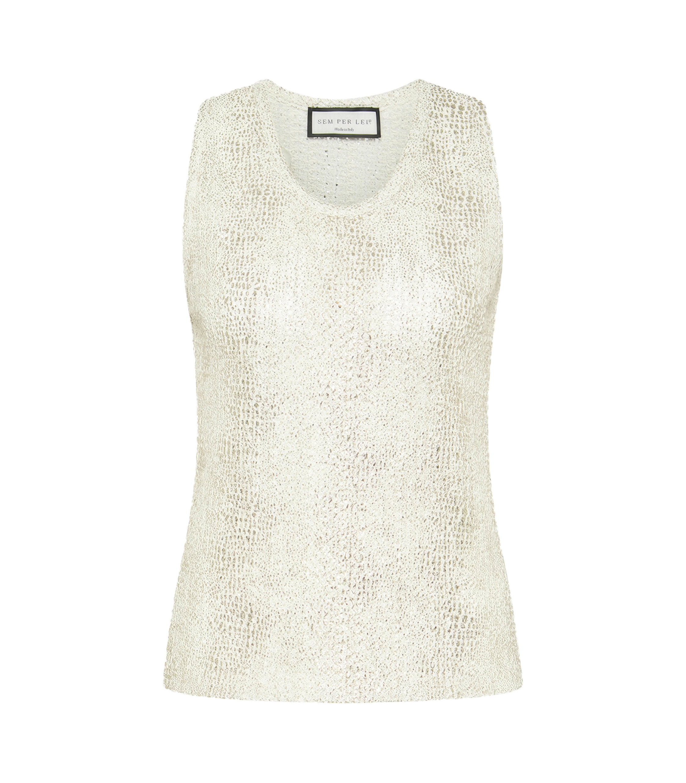 Sem Per Lei Top Metallic