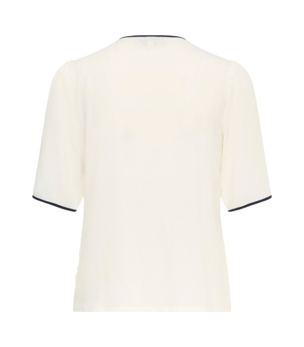 Maison Common Bluse mit Schnürung