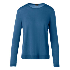 Akris Pullover Feinstrick Granite Blue