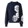 Akris 25 01 5144 00 Pullover 01 Akris Pullover Anemone-Intarsie