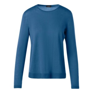 Akris Pullover Feinstrick Granite Blue