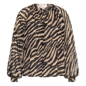 Maison Common Bluse Zebradruck